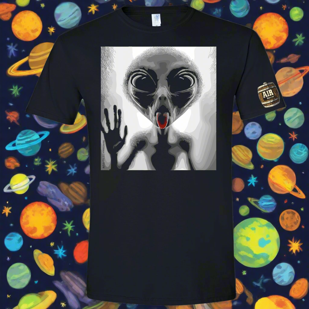 Air Barrel Alien Shirt Black