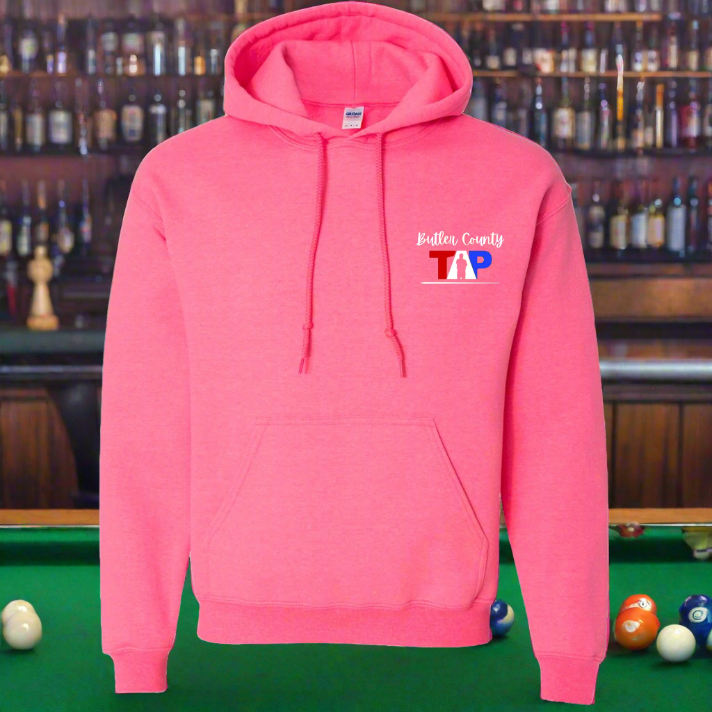 Butler County TAP #Billiardslife Hoodie Hot Pink