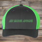 Air Barrel Apparel Green and Grey Trucker Hat