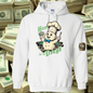Air Barrel Here for the Dough hoodie White