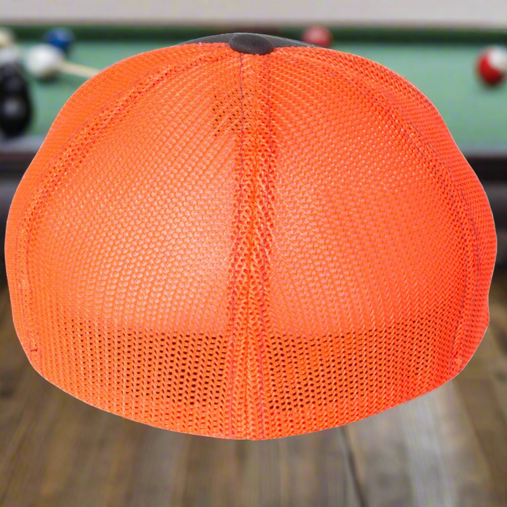 Air Barrel Apparel Orange and Grey Trucker Hat