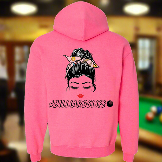 Butler County TAP #Billiardslife Hoodie Hot Pink