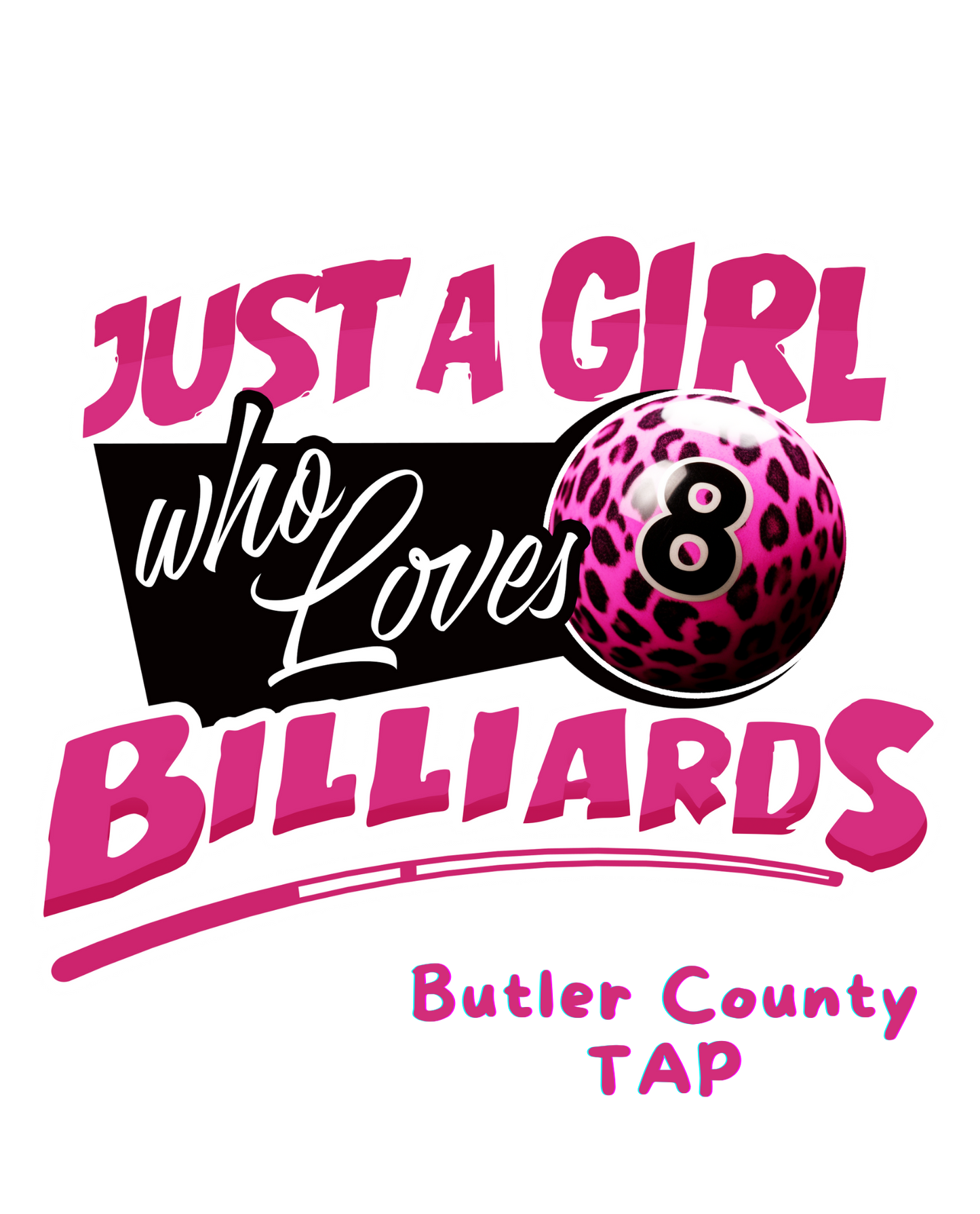 Butler County TAP Just a Girl Pool Shirt