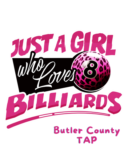 Butler County TAP Just a Girl Pool Shirt