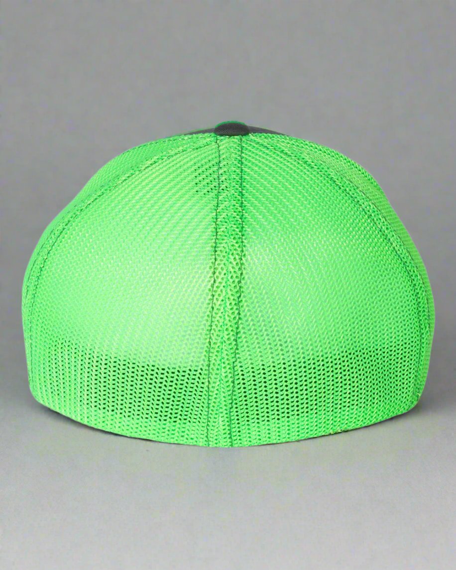 Air Barrel Apparel Green and Grey Trucker Hat