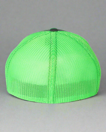 Air Barrel Apparel Green and Grey Trucker Hat