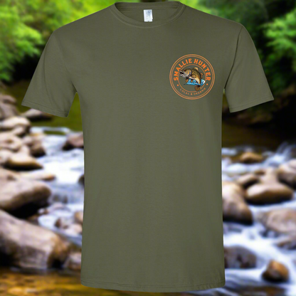 Smallie Hunter Fishing Company Corporate Shirt Military Green