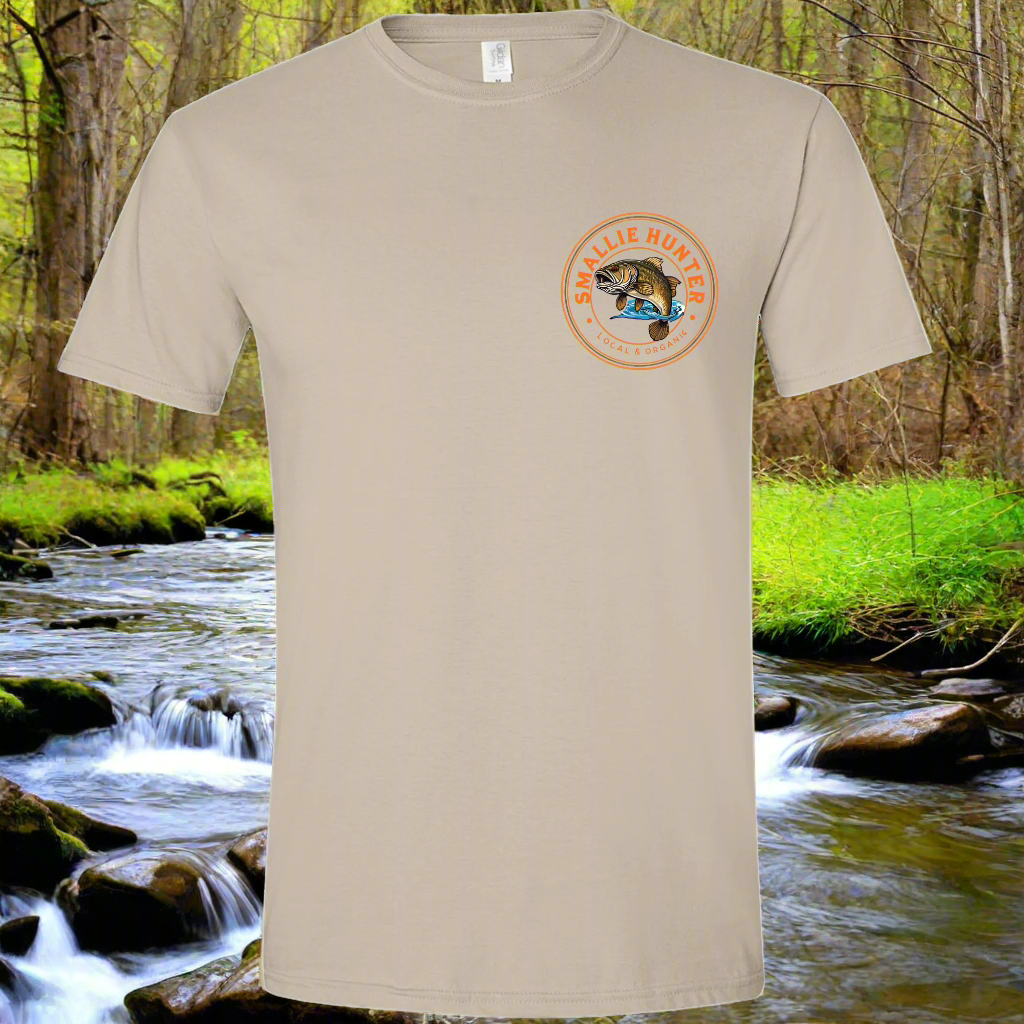 Smallie Hunter Fishing Company Corporate Shirt Sand