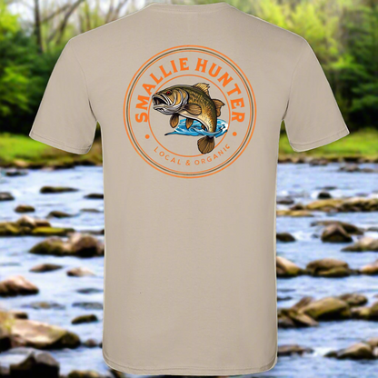 Smallie Hunter Fishing Company Corporate Shirt Sand
